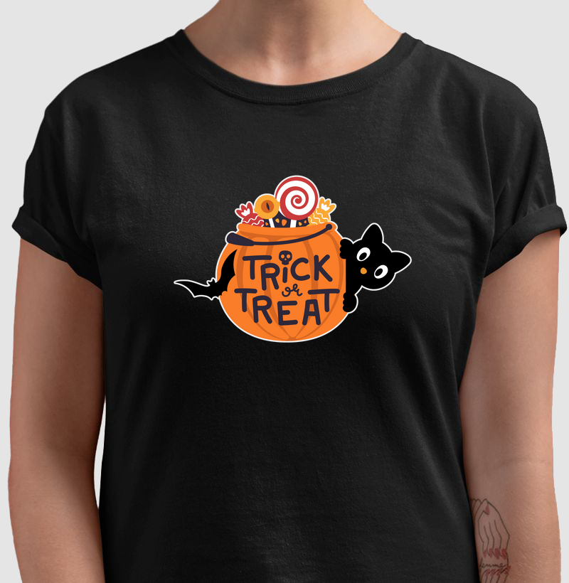 Cat Trick or Treat