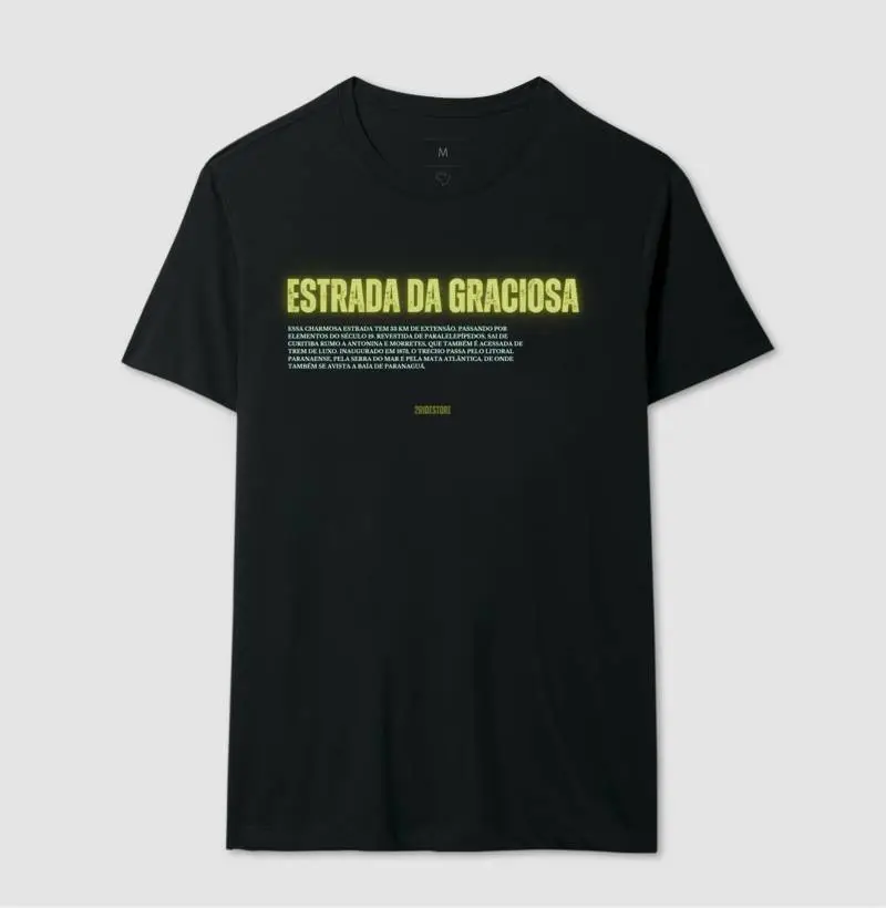 Camiseta Motociclista ESTRADA DA GRACIOSA