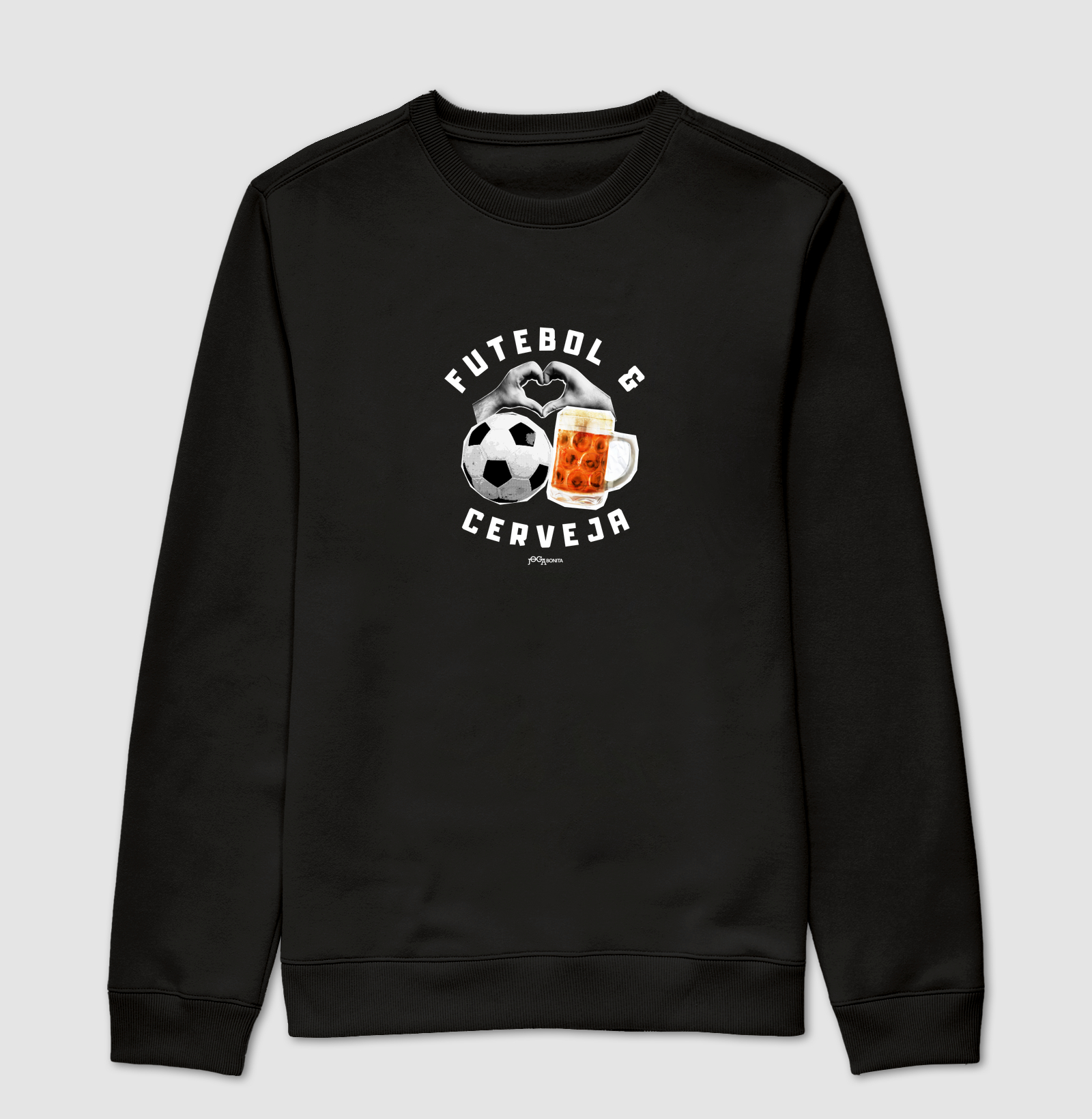 feminina de futebol estampa "futebol e cerveja" joga bonita