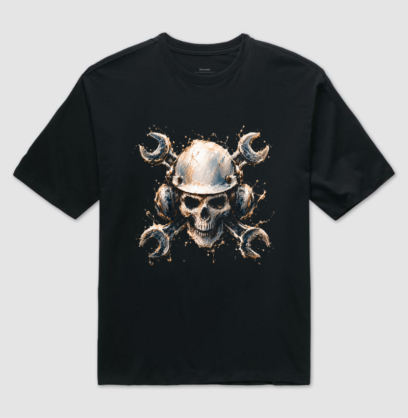 Caveira Mecânica Pintada