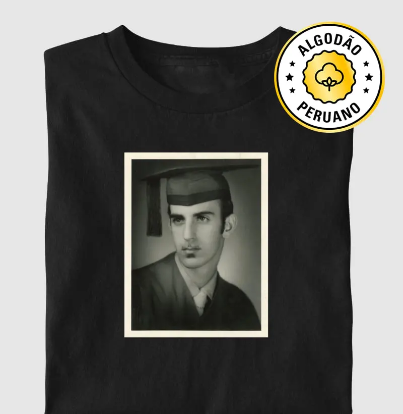 Frank Zappa HS Yearbook, 1958 - Camiseta Algodão Peruano
