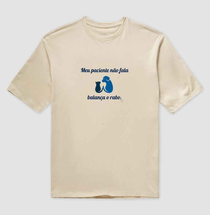 Meu paciente não fala, balança o rabo.