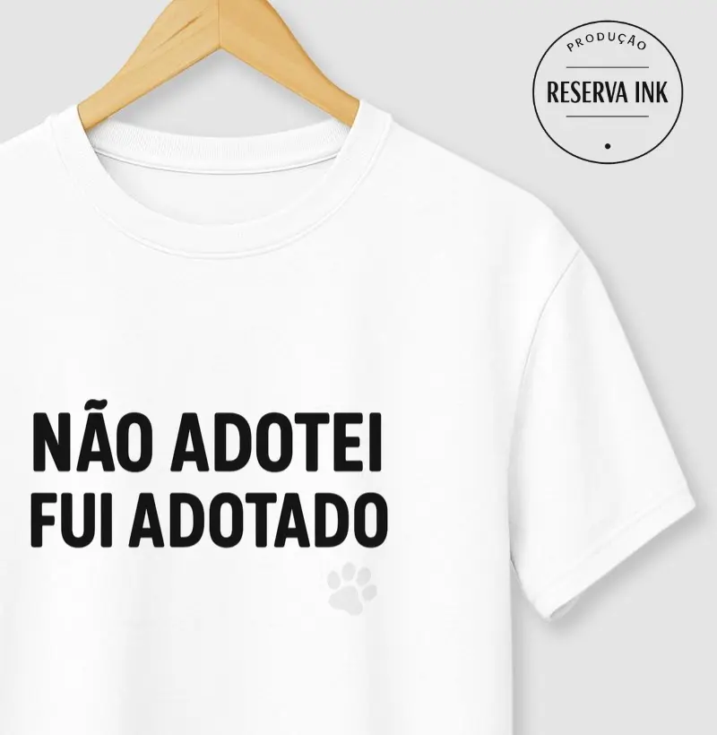 Não adotei, fui adotado