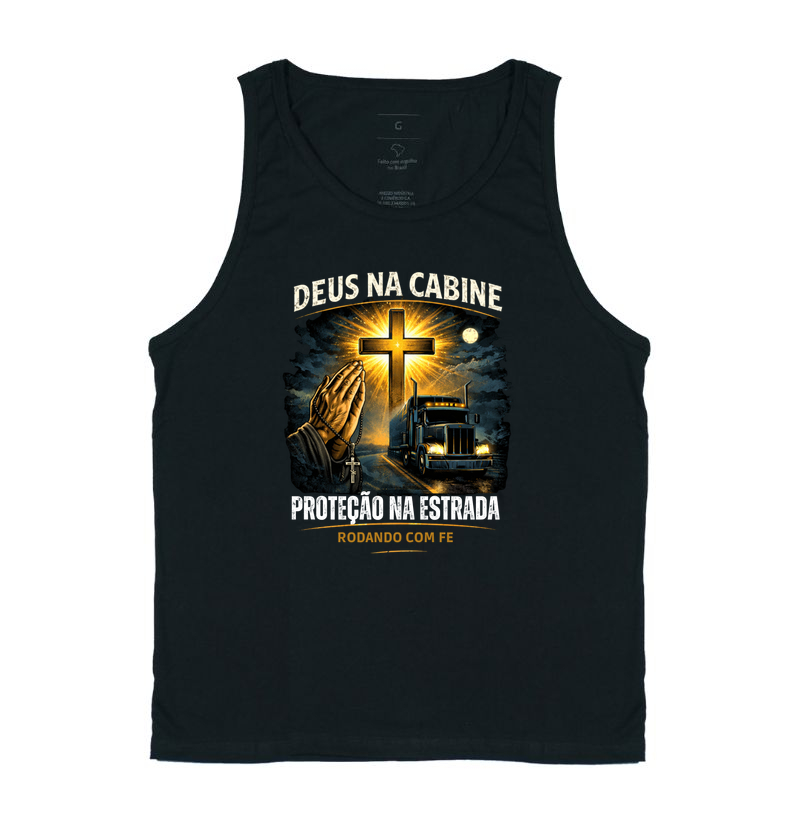 Deus na Cabine Proteção na Estrada