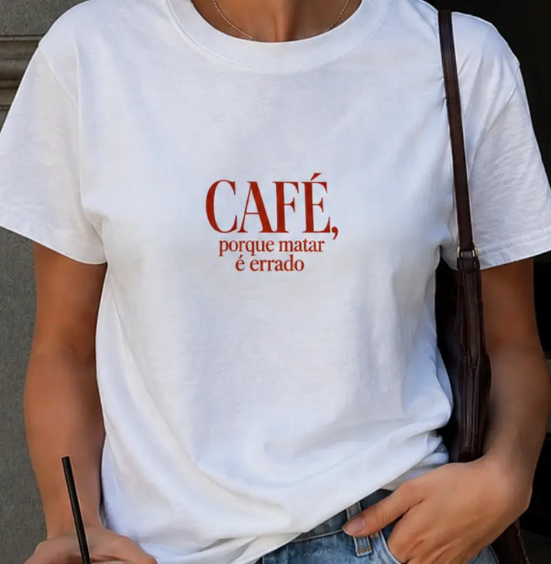 café, porque matar é errado