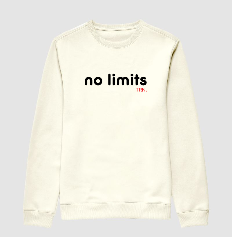 Suéter Moletom  No Limits – TRN | Sem Limites Para Evoluir