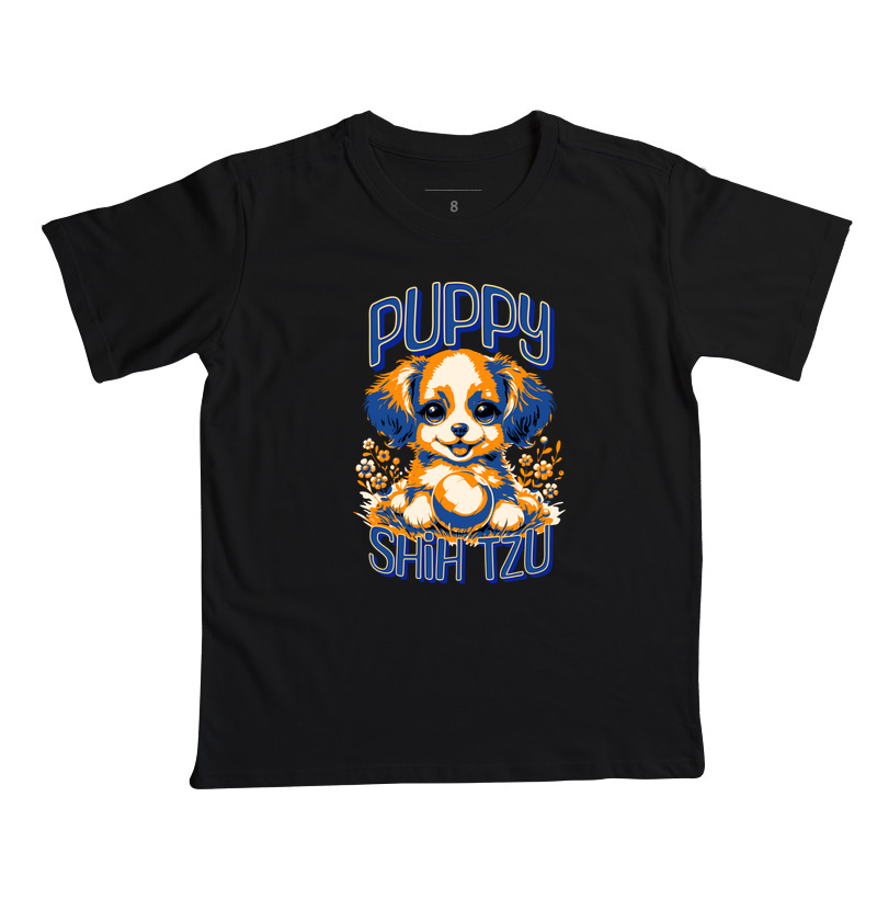 Camiseta Infantil Puppy Shih Tzu