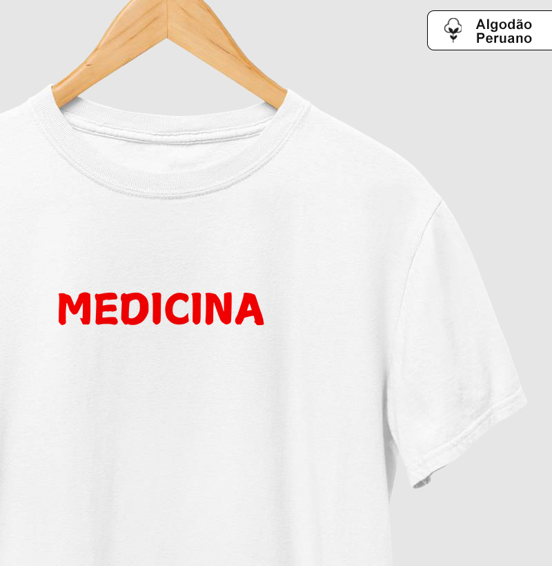 Camiseta Premium Medicina Essencial Red
