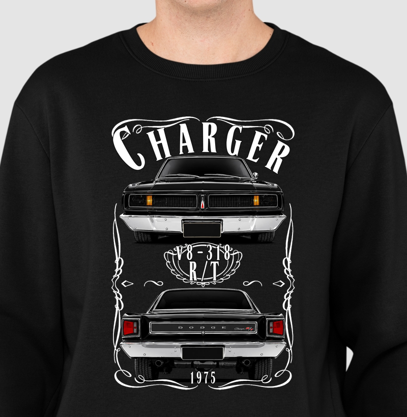 Suéter moletom Charger R/T vintage