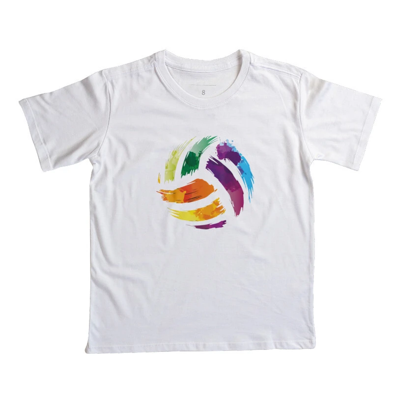 Camiseta Infantil Volleyball Color