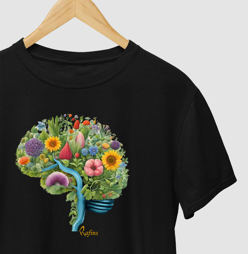 Camiseta - Floresça Mente
