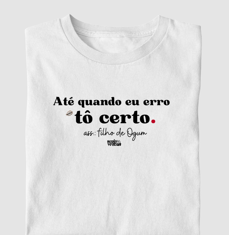 Até Quando eu Erro tô Certo - Ogum