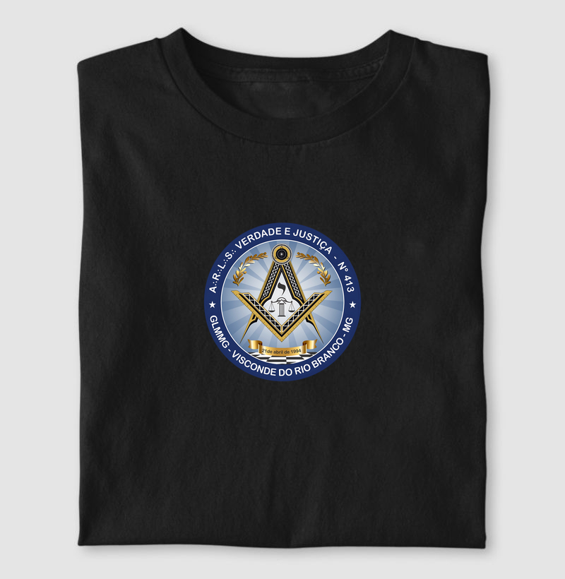 CAMISETA ARLS VERDADE E JUSTIÇA Nº413 - Mr. GADU