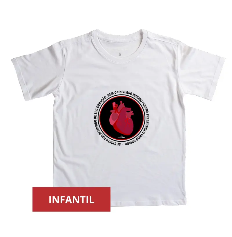 Coração Vazio Sem Cristo  Mini