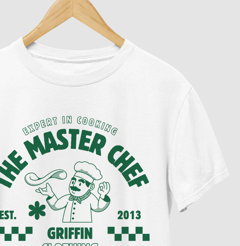 CAMISETA MASCULINA MASTER CHEF