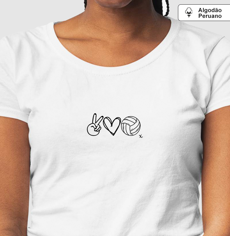 T-Shirt Algodão Peruano  Trio Vôlei