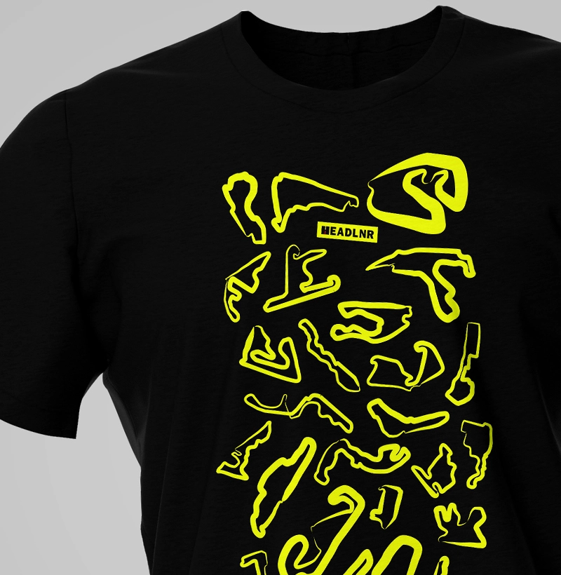 Camiseta Neon Tracks 2026 - Midnight Edition