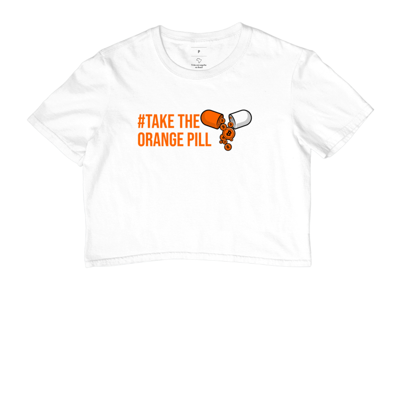 Cropped Orange Pill Bitcoin