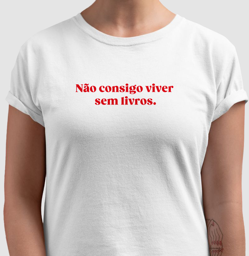 Não consigo viver sem livros