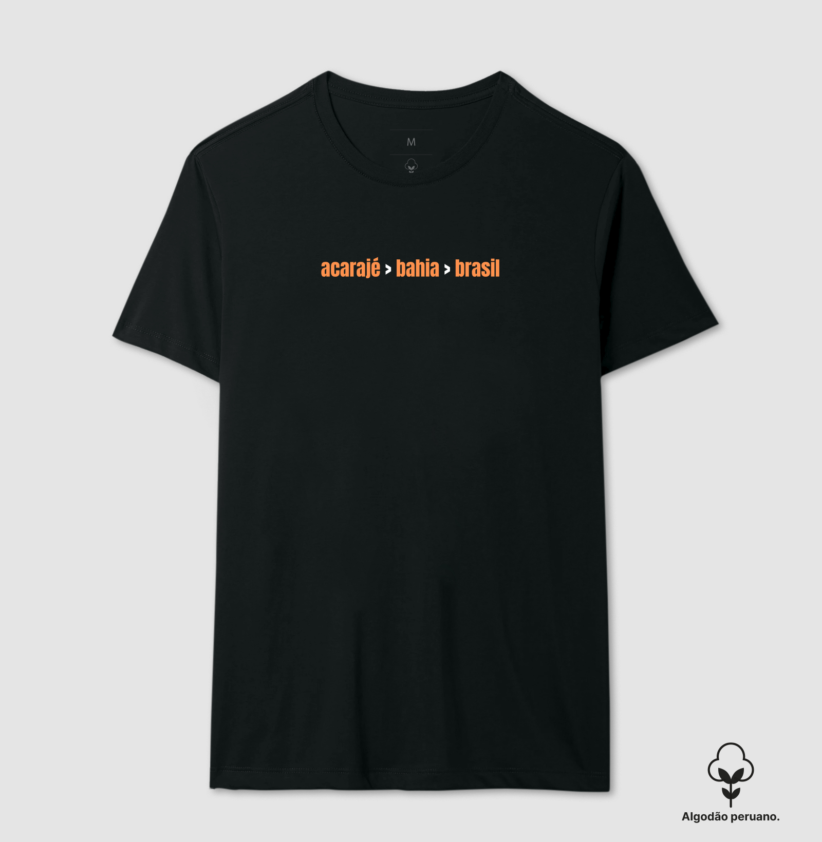 acarajé Bahia brasil - Camiseta Algodão Peruano