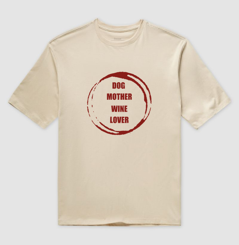 Dog Mother Wine Lover