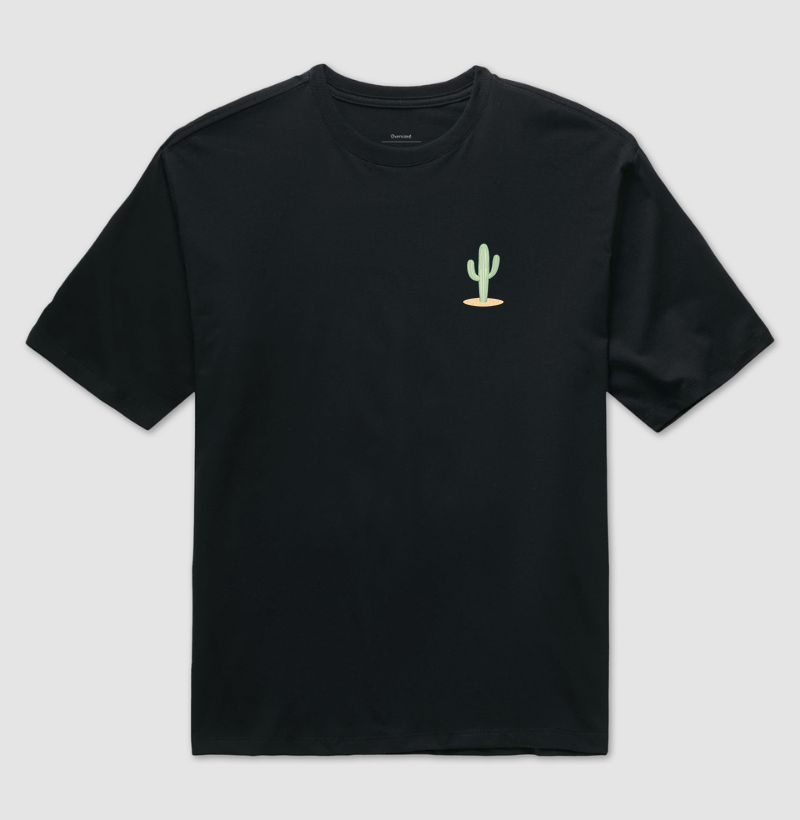 Camiseta Cactus minimalista