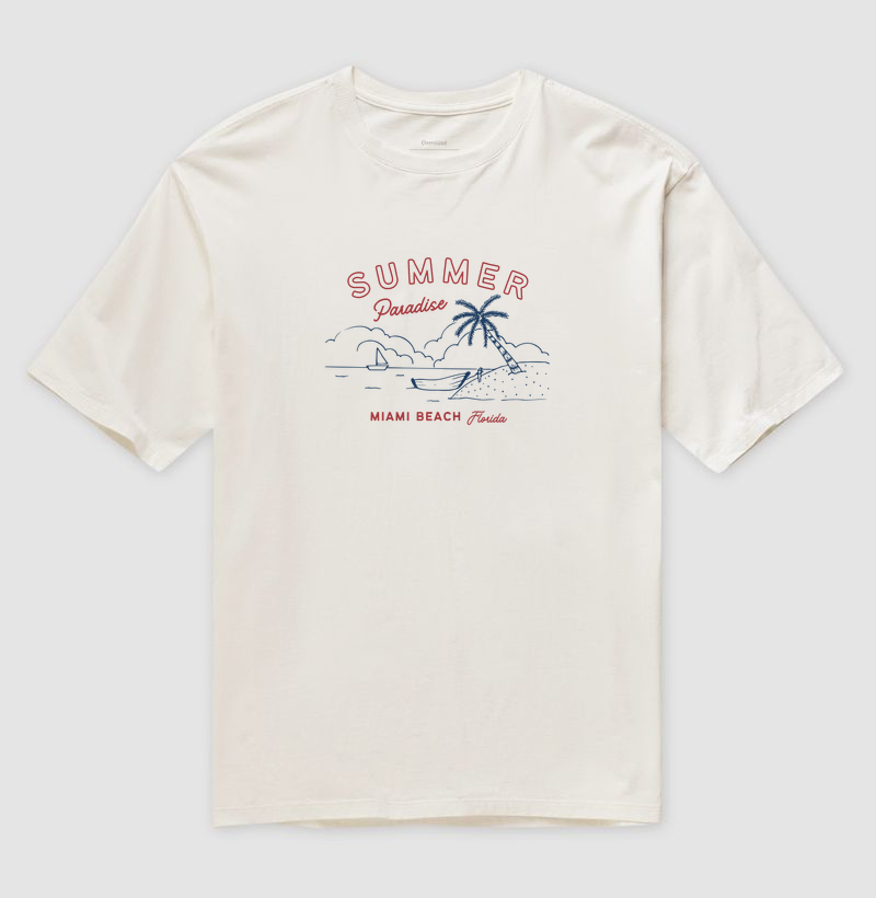 Camiseta Oversized Miami