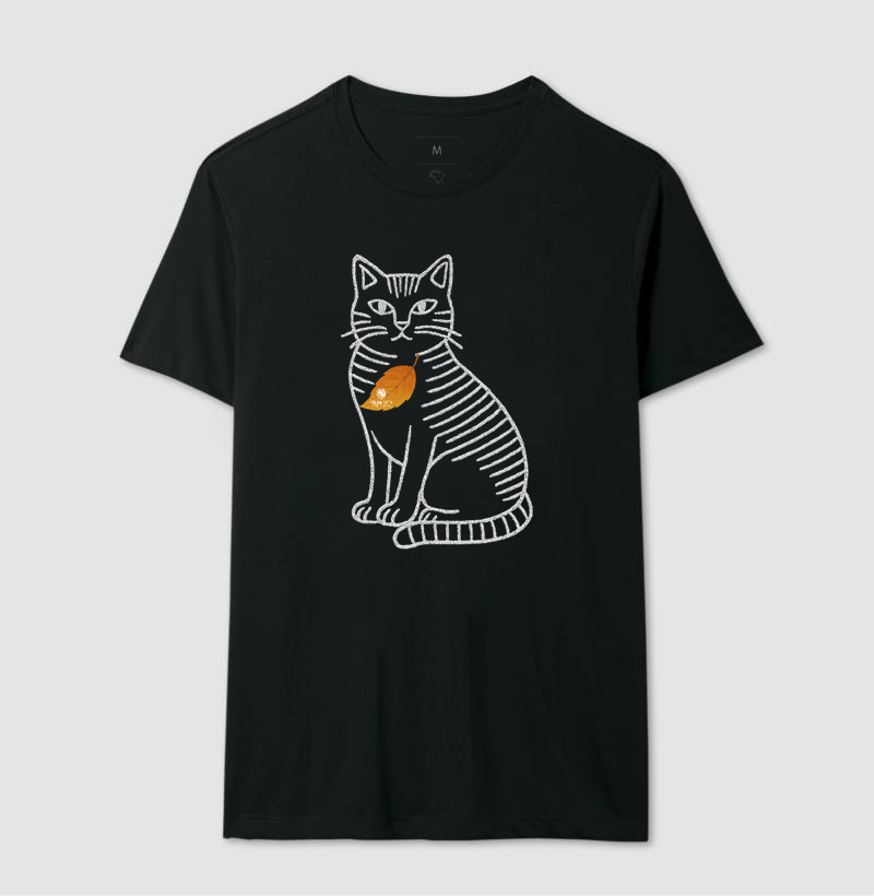 Estampa Felino Gato Vazado