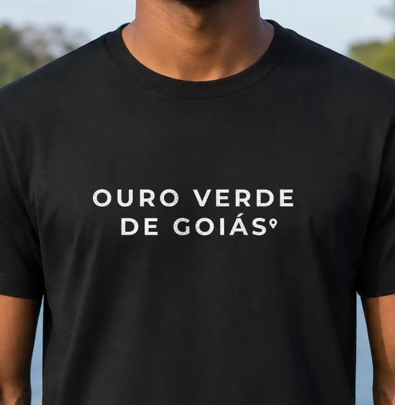 Ouro Verde de Goiás | Pin GO - Camiseta
