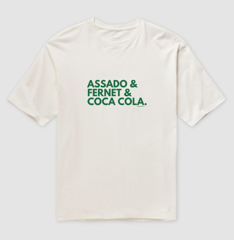 Assado Fernet e Coca verde