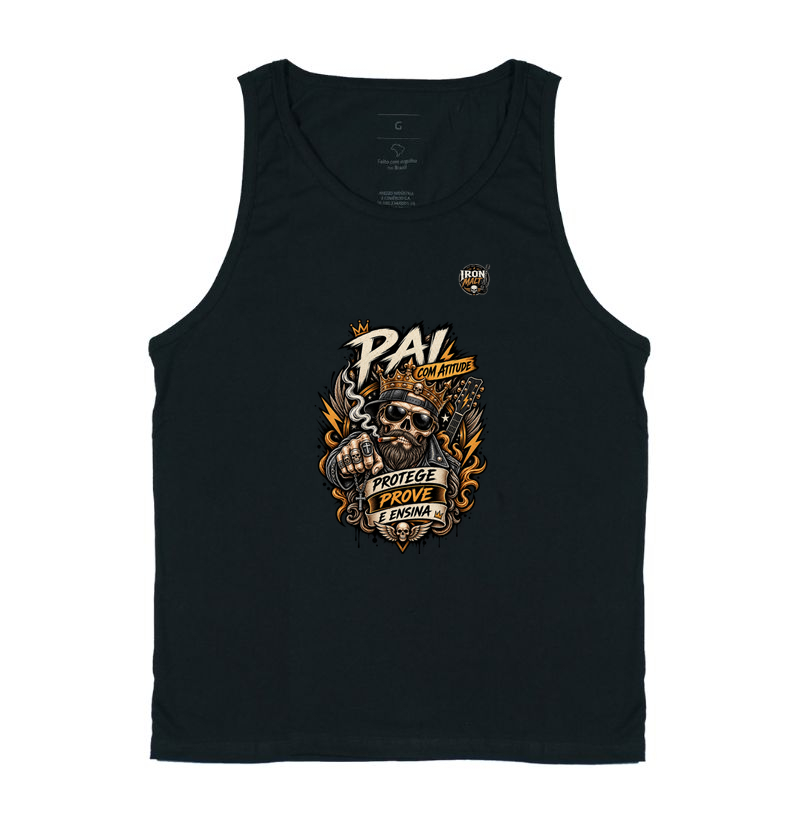 Camiseta Pai Rock N’ Roll - Regata