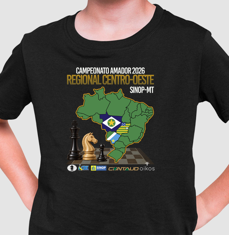 Campeonato Amador 2026 - Centro-Oeste - peças - Camiseta Infantil