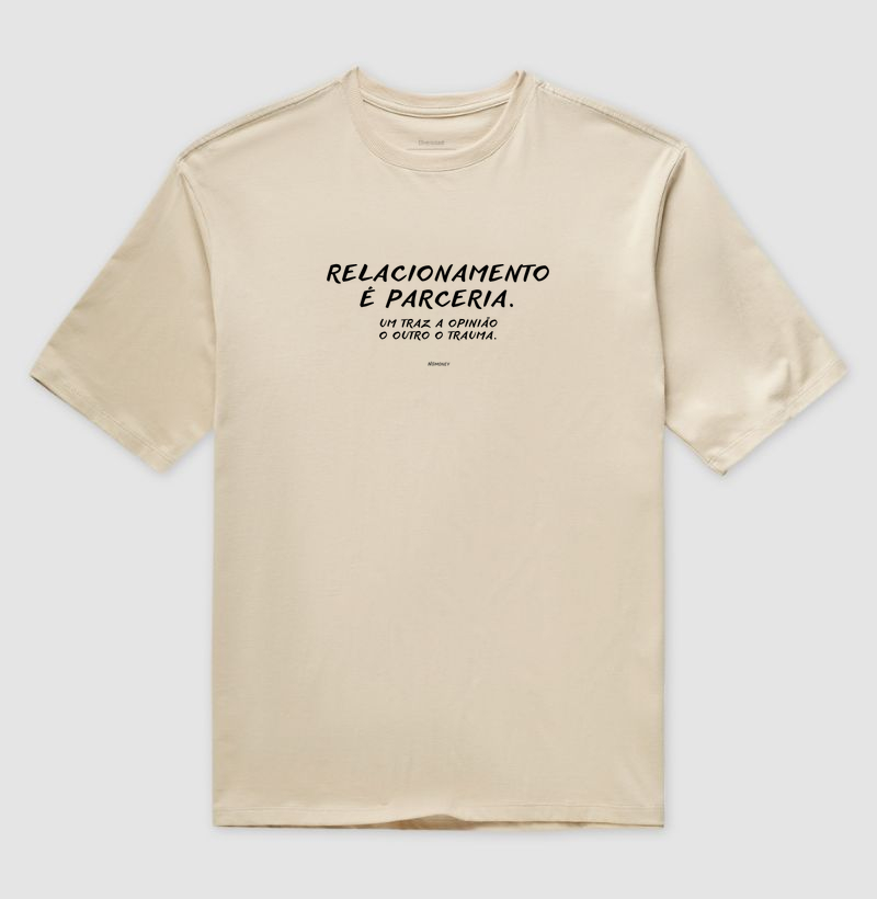 Camiseta Relacionamento Parceiro - Oversized