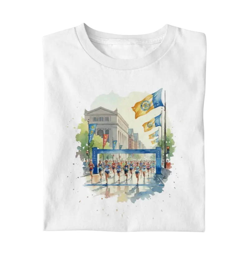 Largada Maratona de  Boston