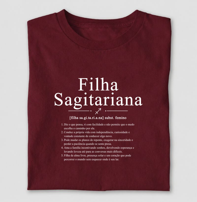 Filha sagitariana (adulto) ♐