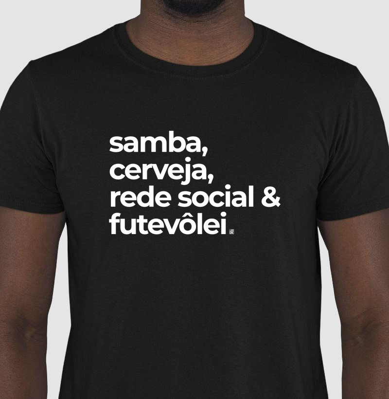 Samba Cerveja Rede Social e Futevôlei - Camiseta