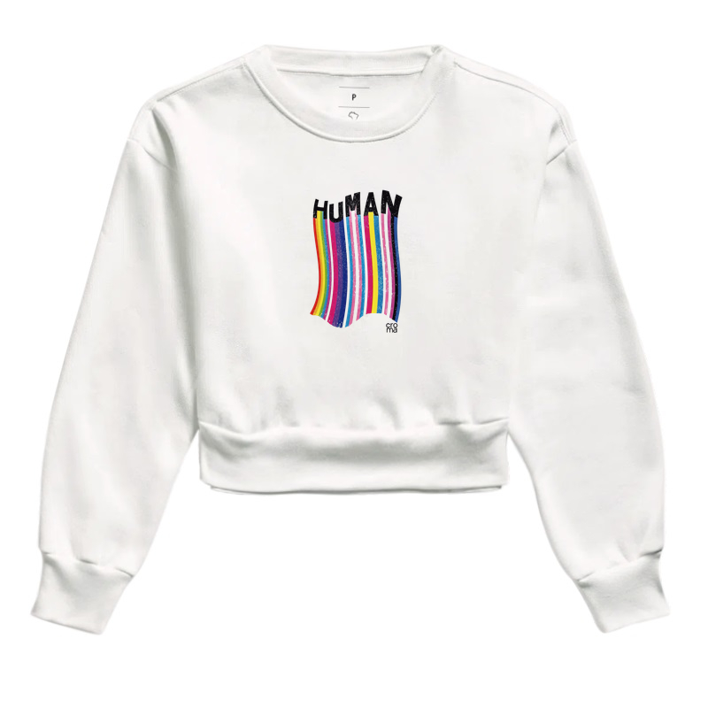 Moletom Cropped Human