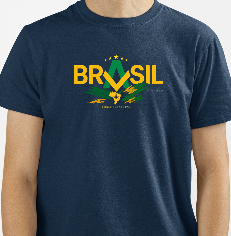 Camiseta maçonaria - Brasil copa