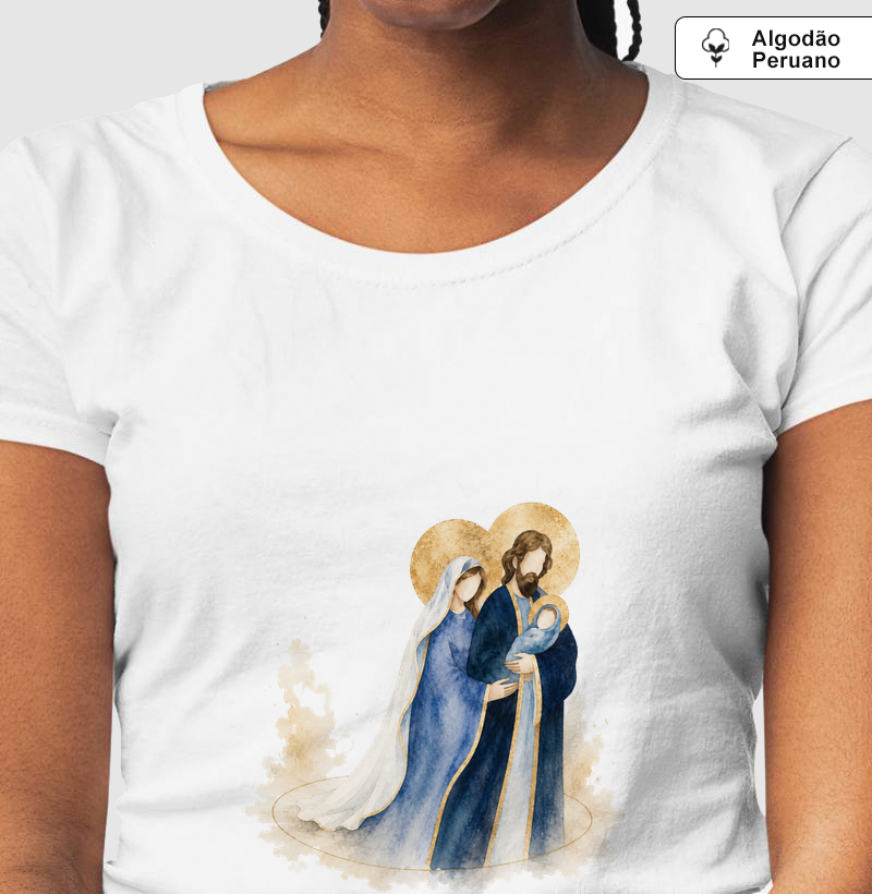 Coleção Sob o Manto - Camiseta “Sagrada Família”