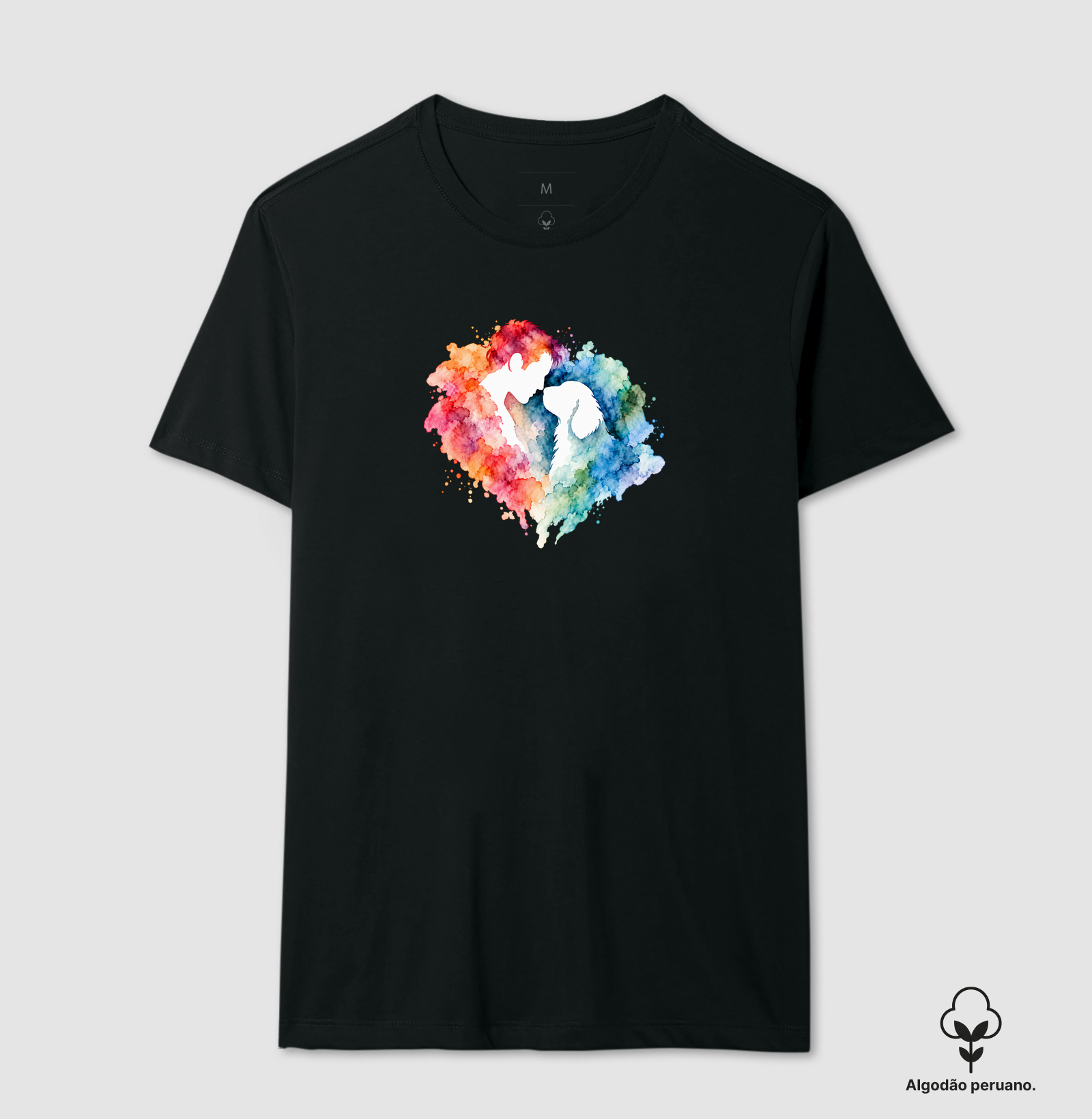 Entre Cores e Carinho 2 - Camiseta Algodão Peruano