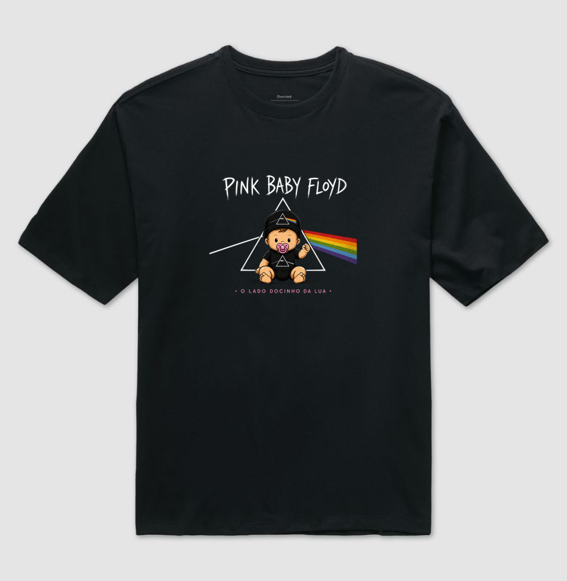 PINK BABY FLOYD - Camiseta Oversized