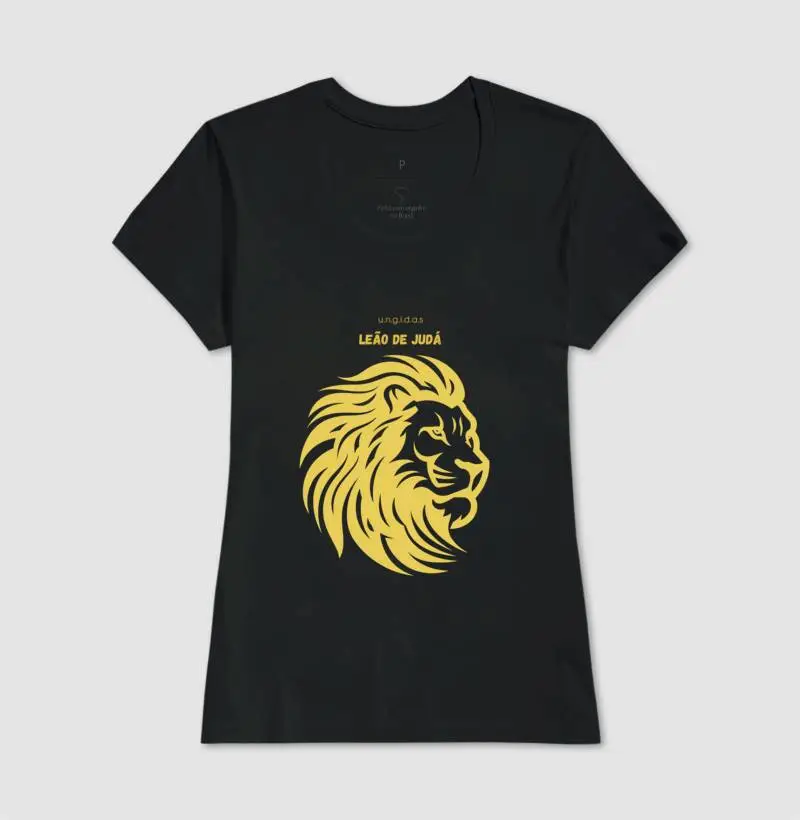 Leão dourado de lado