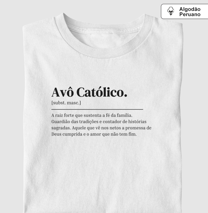 Avô Católico - Dicionário - Algodão Peruano