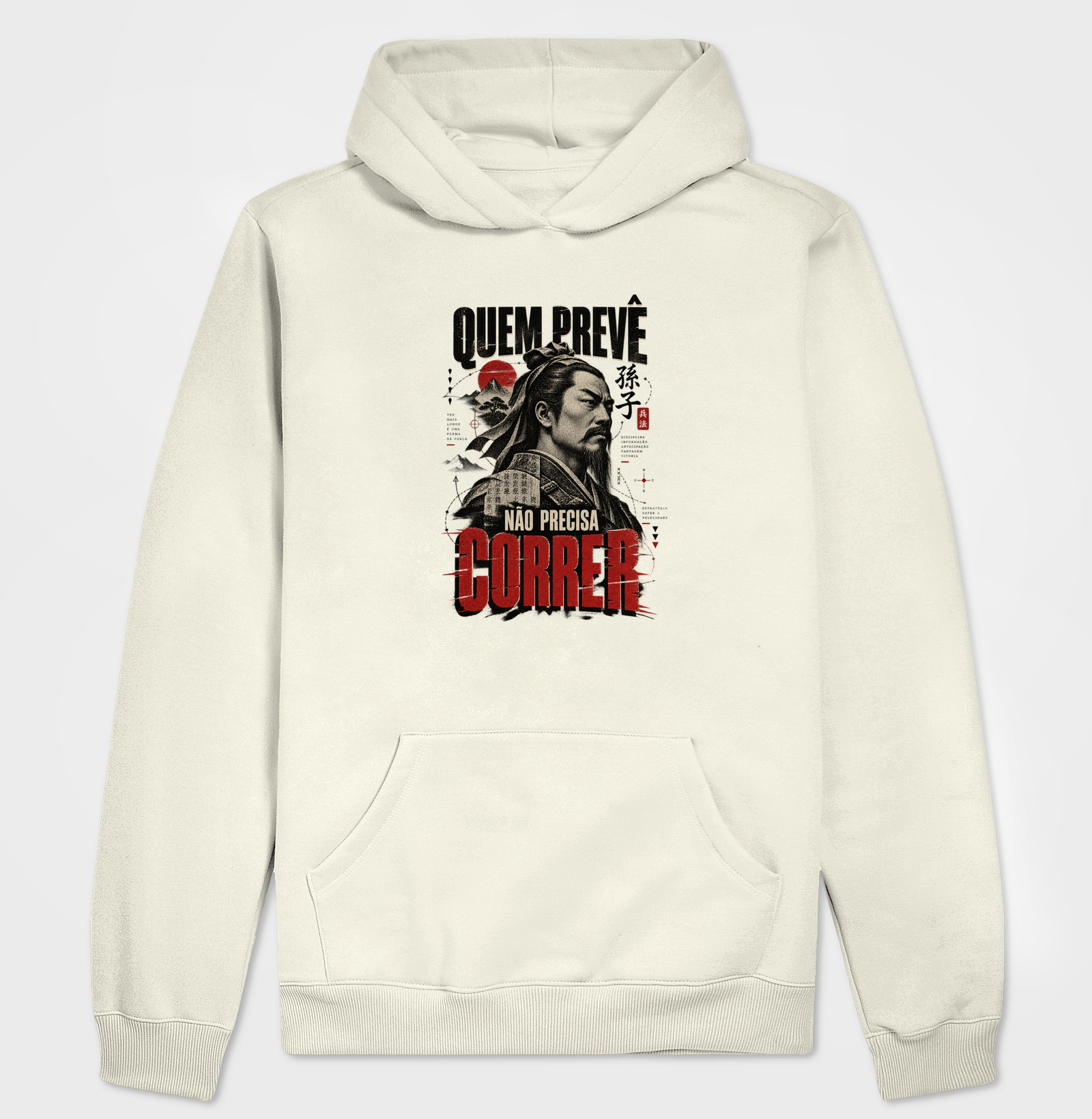 Sun Tzu - Quem Prevê Não Precisa Correr - Hoodie Moletom