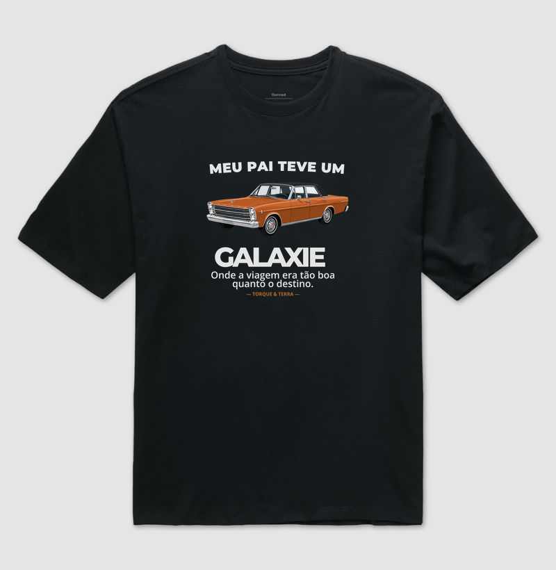 Meu pai teve um - GALAXIE - ocre - Camiseta Oversized