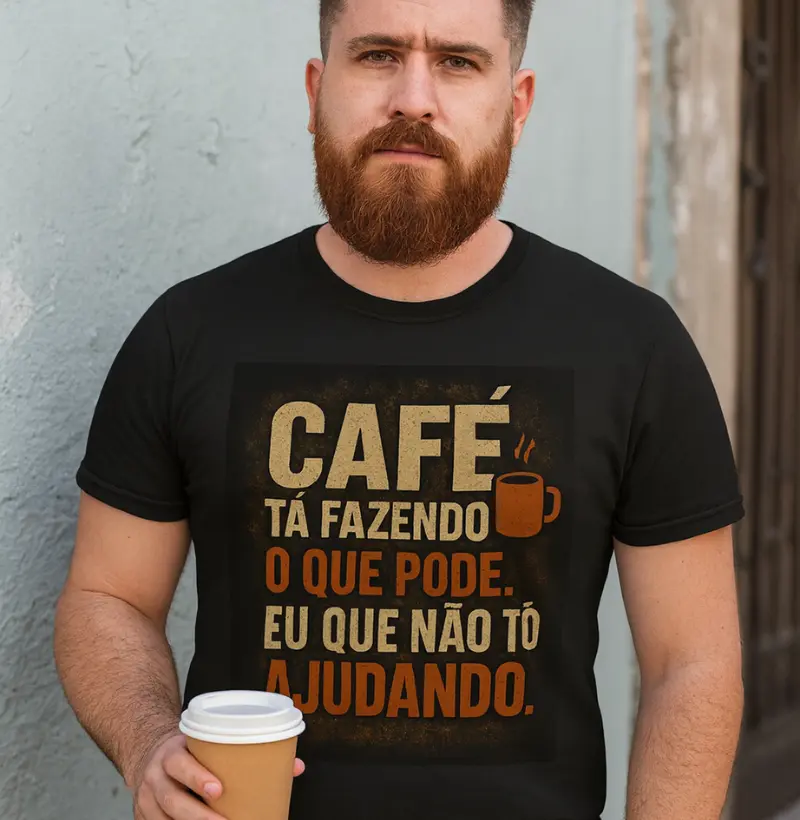 Café ta fazendo o que pode.