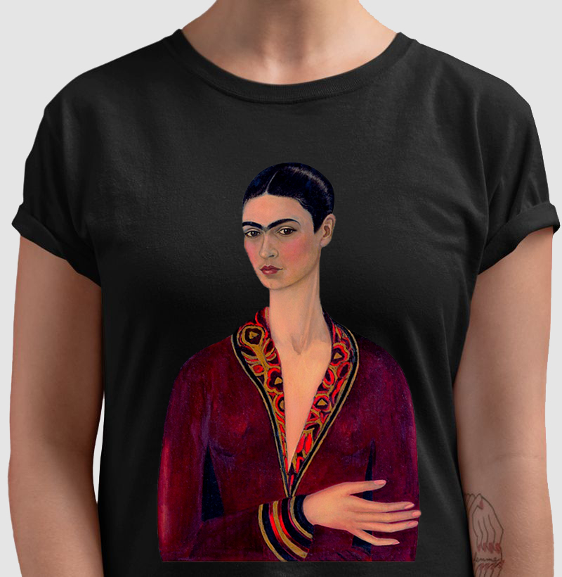 Auto Retrato Vestido Veludo 