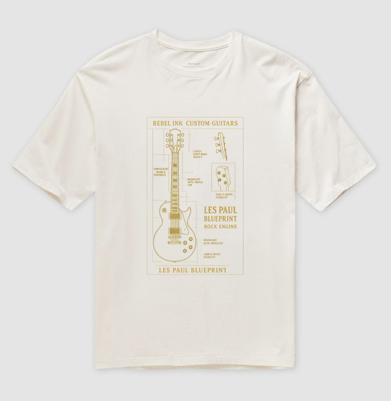 camiseta-rebel-ink-les-paul-blueprint-guitarra-rock-engine