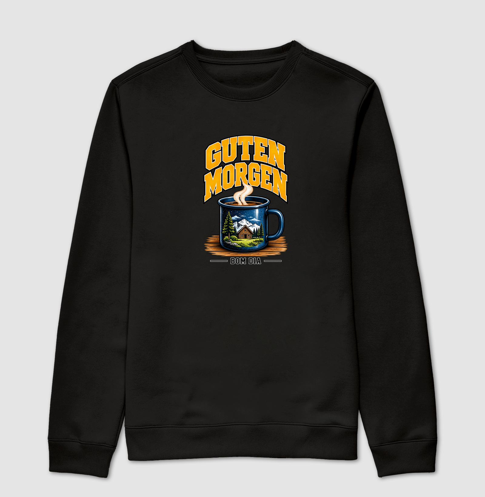 Guten Morgen — Bom Dia - Suéter Moletom