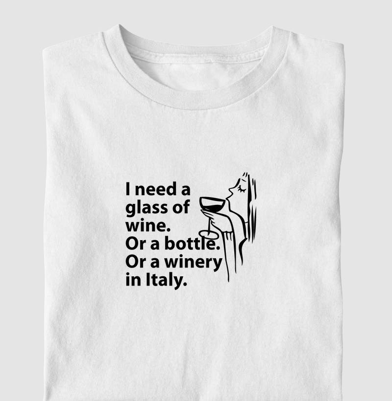 I need a glass - Ilustração